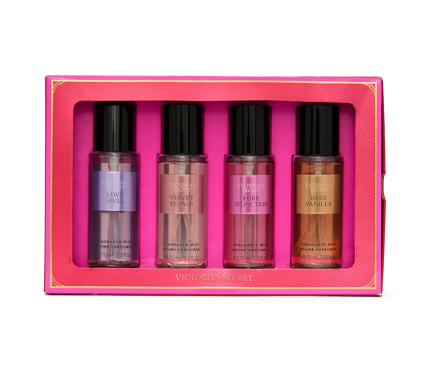 Set de Mini Body Mist Victoria’s Secret 4 Fragancias
