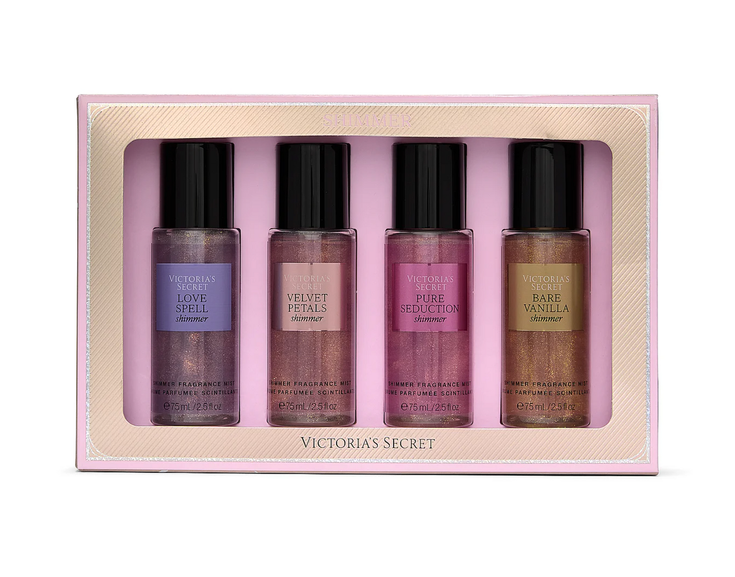 Set Victoria’s Secret Shimmer – Mini Mist Collection (4 Fragancias)