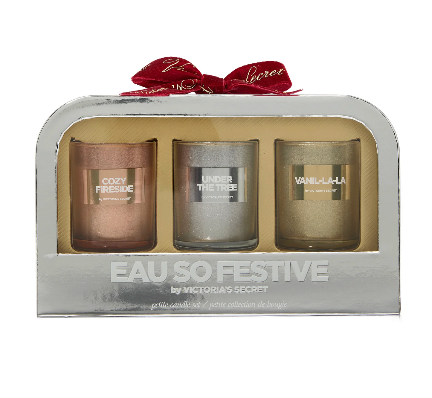 Vela aromática premium | Set Victoria’s Secret Eau so Festive 3 pzs