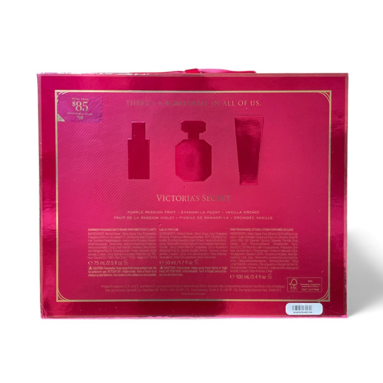 Bombshell Gift Set Victoria’s Secret – Perfume + Mist + Body Lotion (Edición Premium)